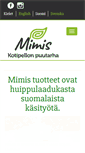 Mobile Screenshot of mimis.fi